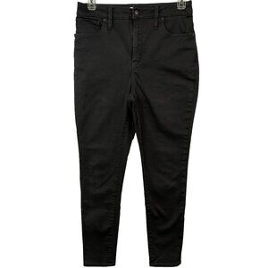 MADEWELL Women’s 31 Curvy High Rise Skinny Jeans Black Stretch Denim